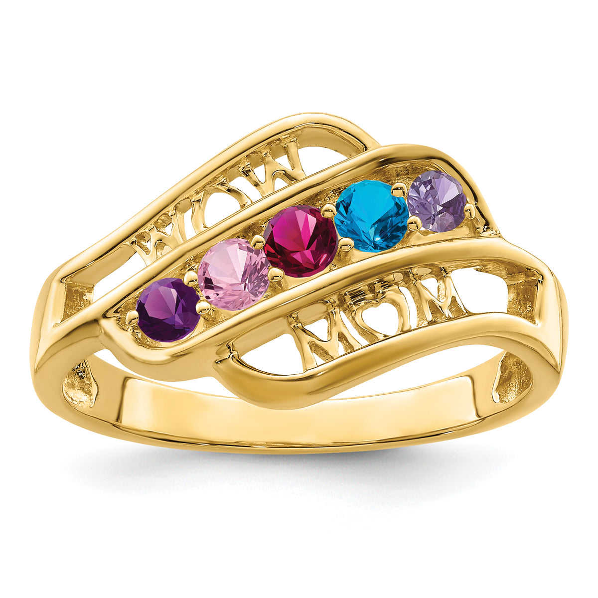 14k Family Jewelry Ring Mounting-XMR66/5-7