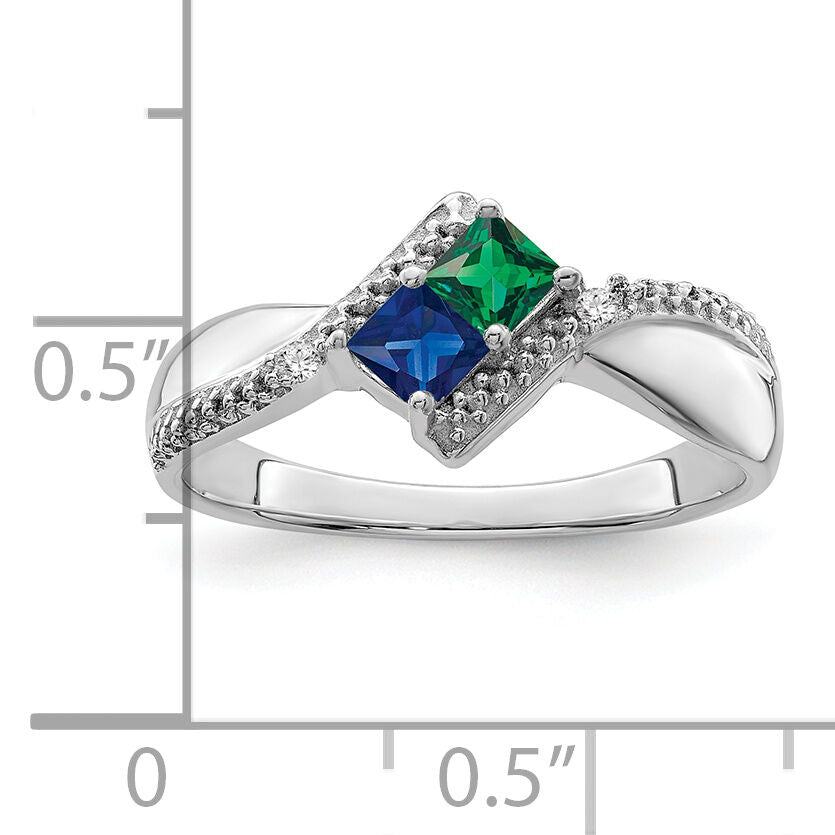 14k White Gold Family Jewelry Ring Mounting-XMR67/2W