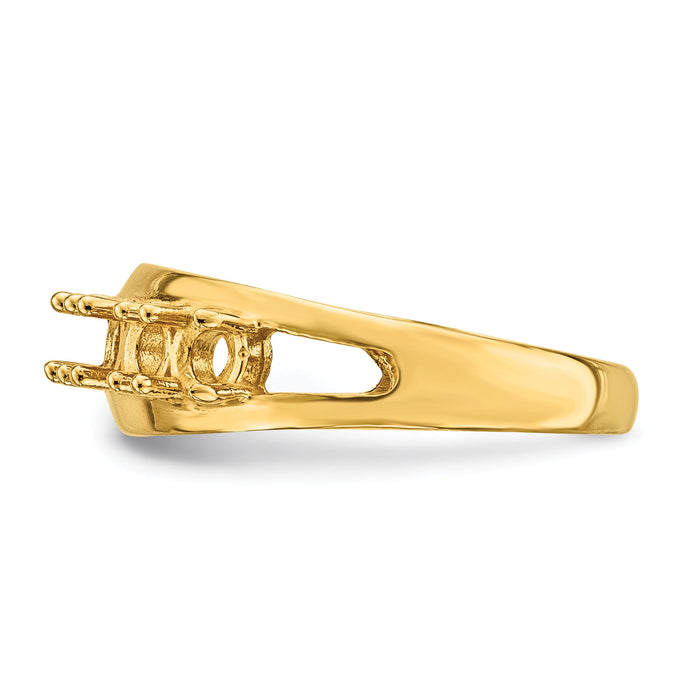 14k Polished 6-Stone Mothers Ring Mounting-XMR7/6