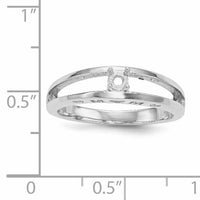 14k White Gold Family Jewelry Ring Mounting-XMR71/1W
