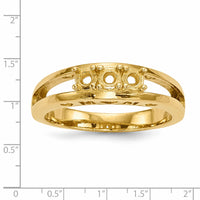 14k Family Jewelry Ring Mounting-XMR71/3
