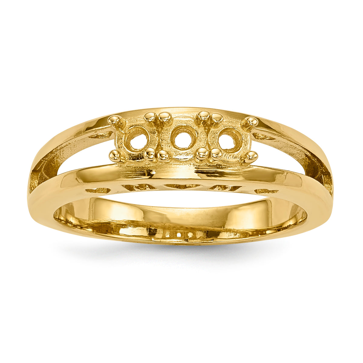 14k Family Jewelry Ring Mounting-XMR71/3-7