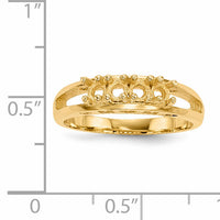 14k Family Jewelry Ring Mounting-XMR71/4