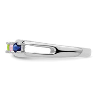 14k White Gold Family Jewelry Ring Mounting-XMR71/5W