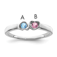 14k White Gold Family Jewelry Ring Mounting-XMR85/2W