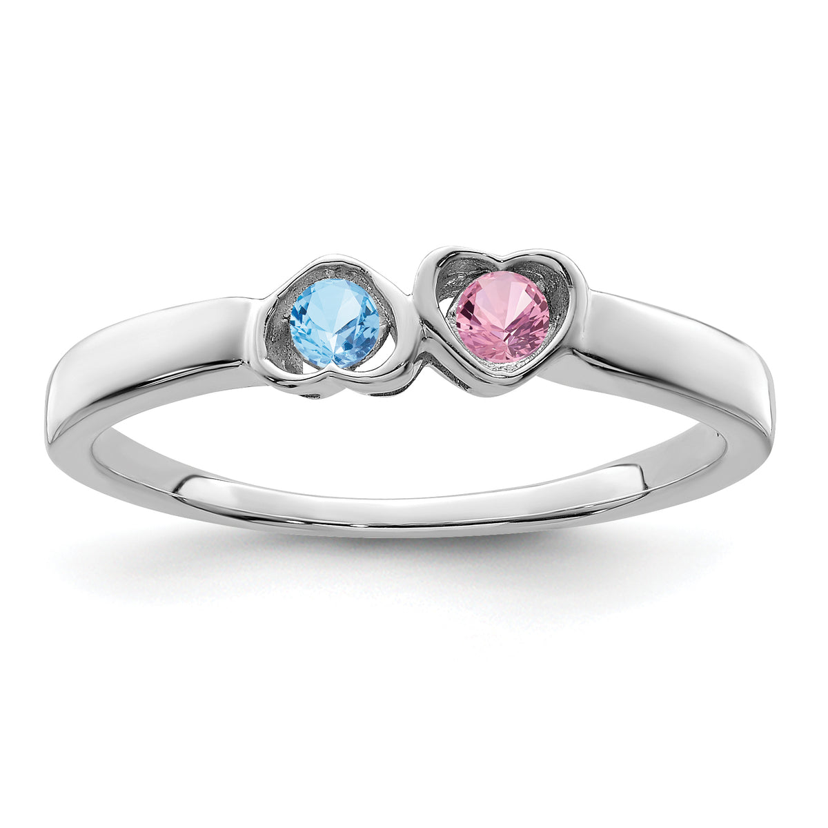 14k White Gold Family Jewelry Ring Mounting-XMR85/2W-7