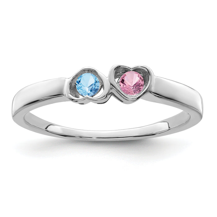 14k White Gold Family Jewelry Ring Mounting-XMR85/2W-7