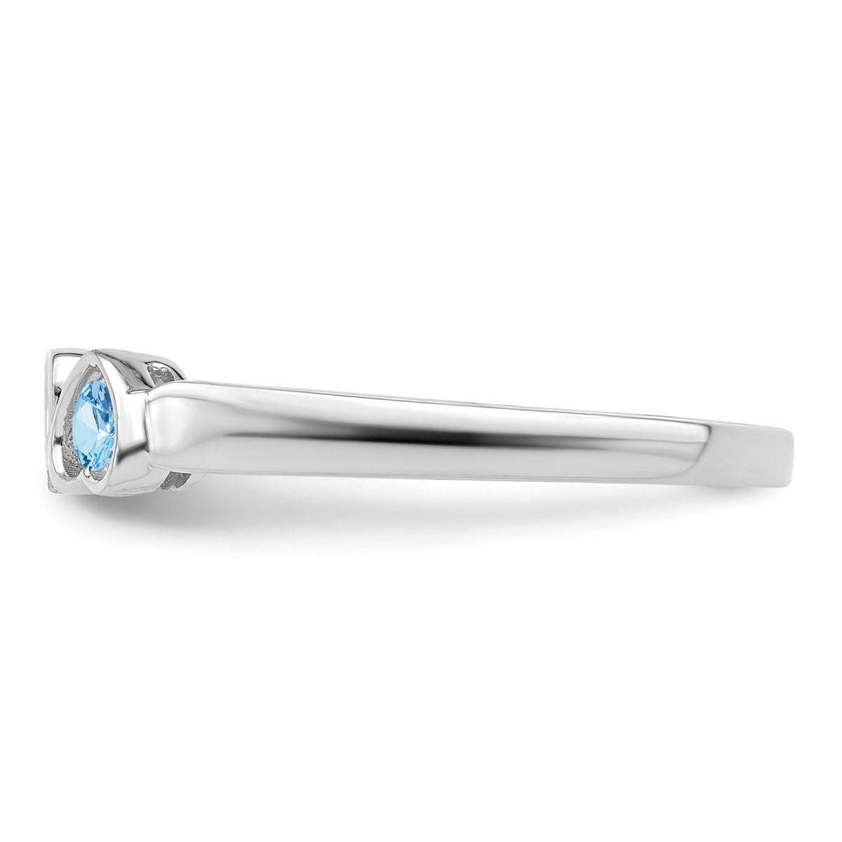 14k White Gold Family Jewelry Ring Mounting-XMR85/3W