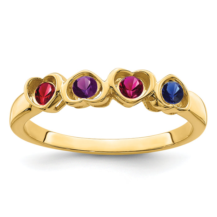 14k Family Jewelry Ring Mounting-XMR85/4-7