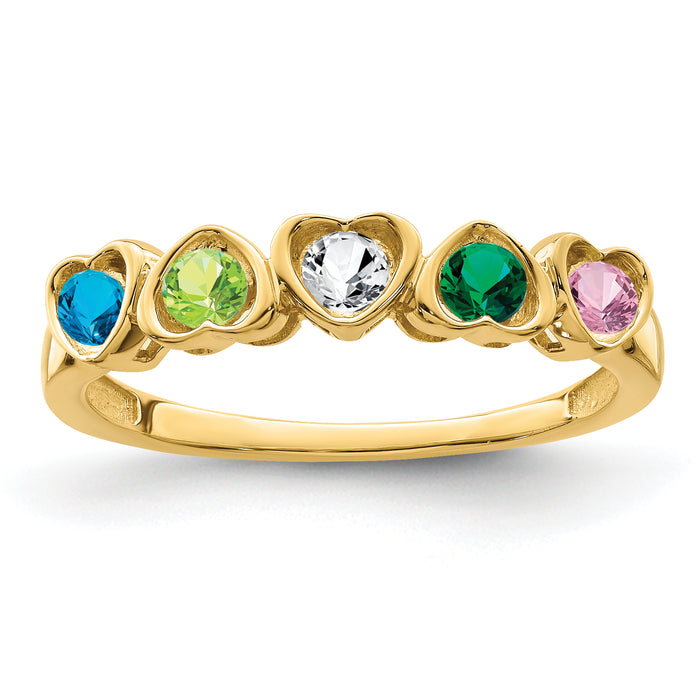 14k Family Jewelry Ring Mounting-XMR85/5-7