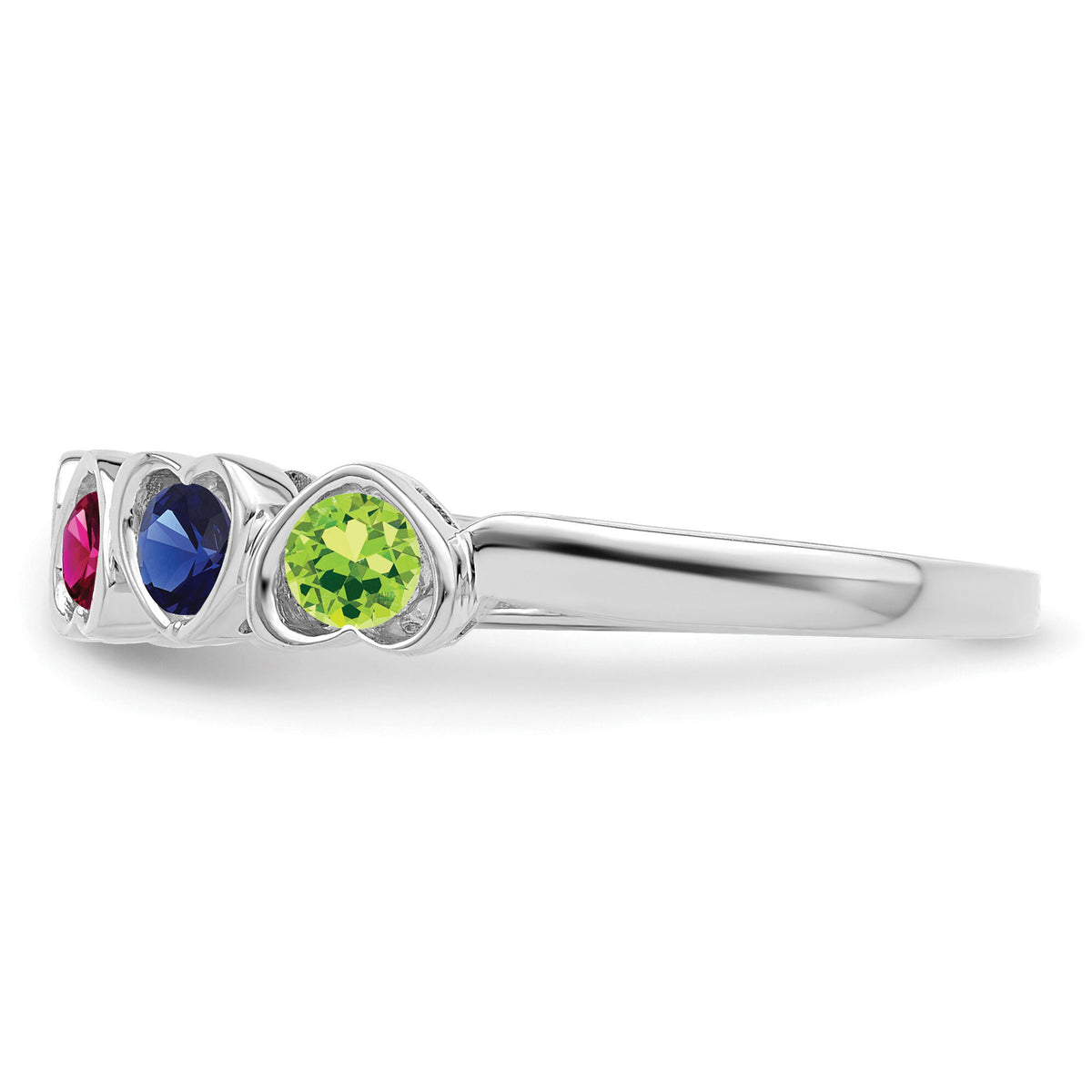 14k White Gold Family Jewelry Ring Mounting-XMR85/6W
