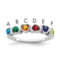 14k White Gold Family Jewelry Ring Mounting-XMR85/6W
