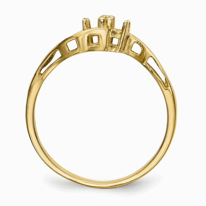 14k Family Jewelry Ring Mounting-XMR86/2