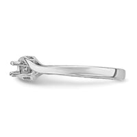 14k White Gold Family Jewelry Ring Mounting-XMR86/2W