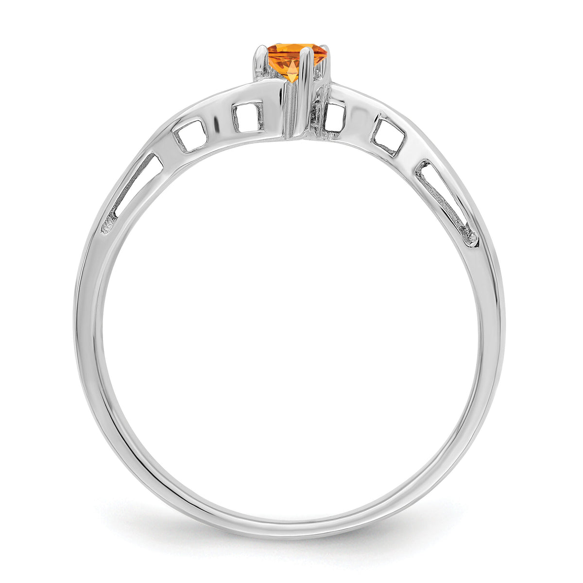 14k White Gold Family Jewelry Ring Mounting-XMR86/1W