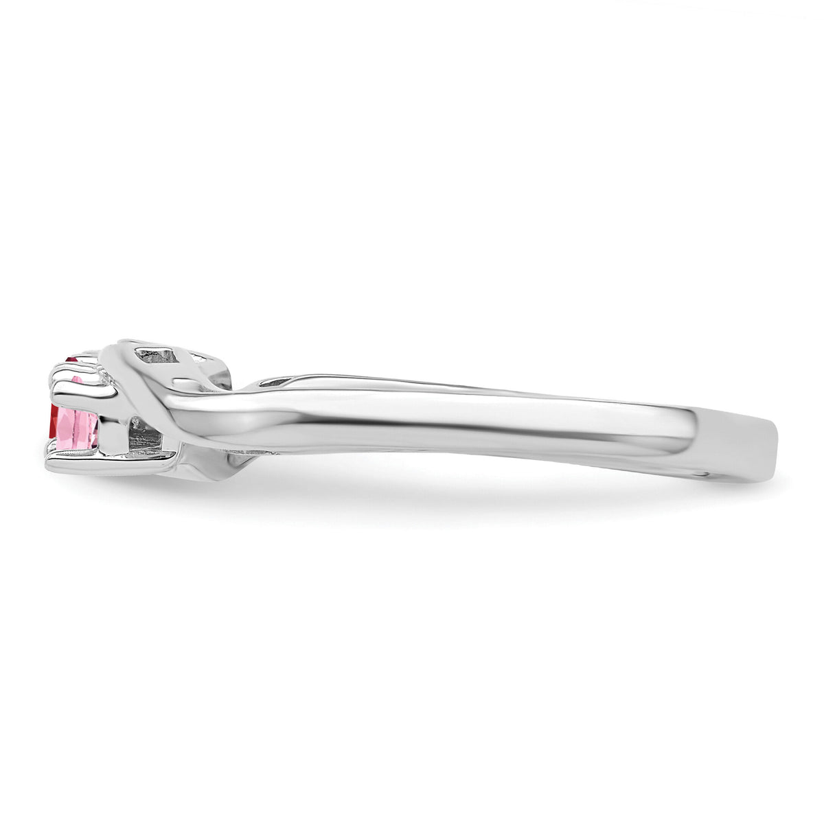 14k White Gold Family Jewelry Ring Mounting-XMR86/3W