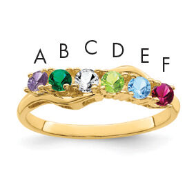14k Family Jewelry Ring Mounting-XMR86/6