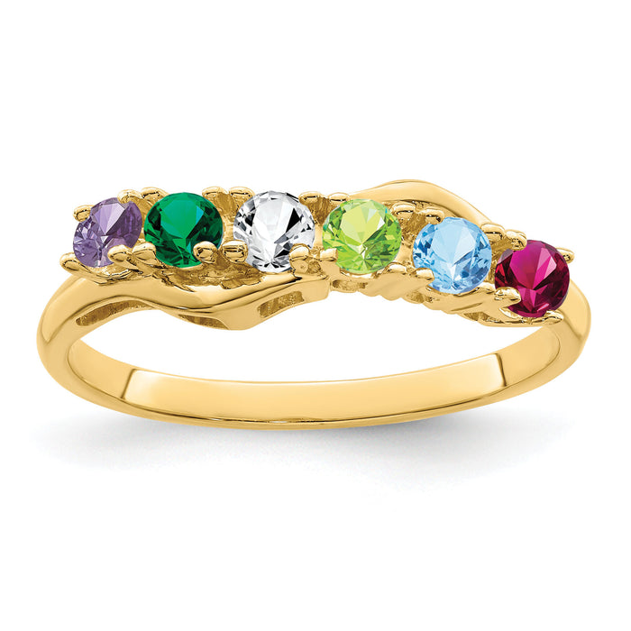 14k Family Jewelry Ring Mounting-XMR86/6