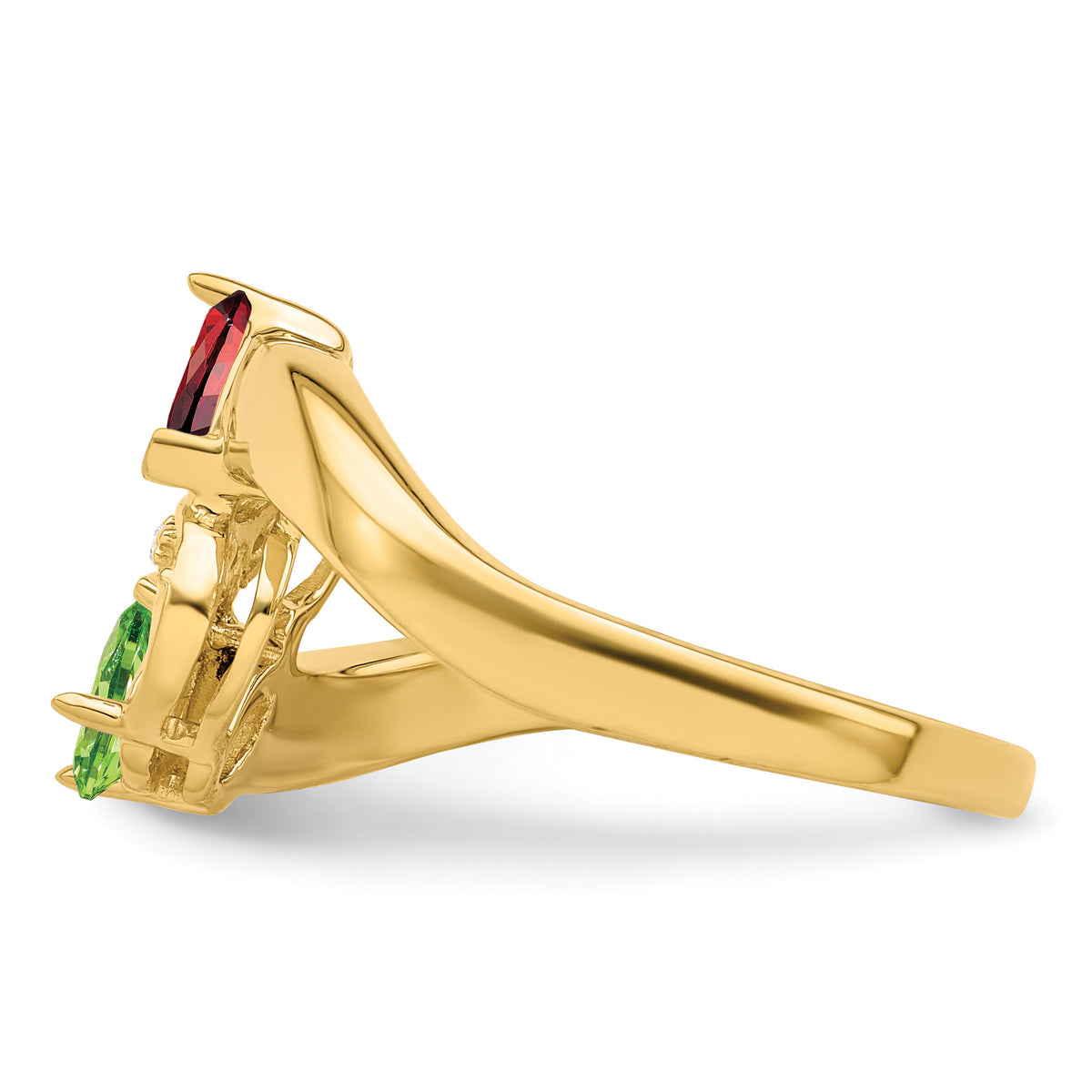 14k Synthetic Family Jewelry Ring-XMR89/2SY