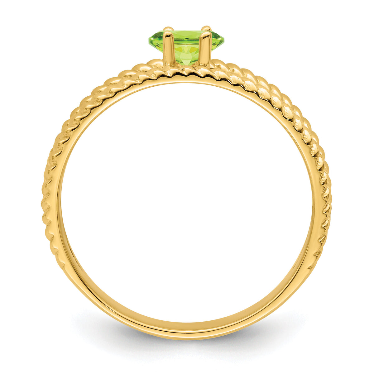14k Polished 1-Stone Mothers Ring Mounting-XMR8/1