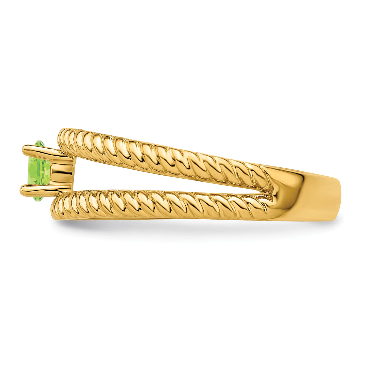 14k Polished 1-Stone Mothers Ring Mounting-XMR8/1