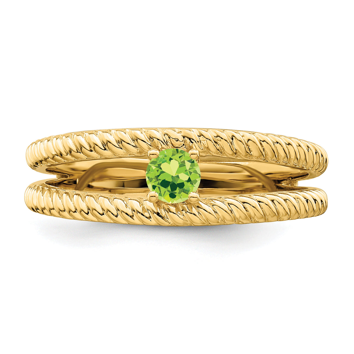 14k Polished 1-Stone Mothers Ring Mounting-XMR8/1