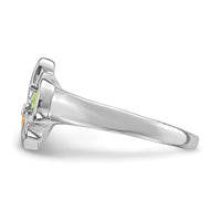 14k White Gold Family Jewelry Ring Mounting-XMR92/2W