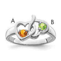 14k White Gold Family Jewelry Ring Mounting-XMR92/2W