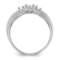 14k White Gold 4 Stone Family Ring Mounting-XMRW51/4