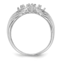14k White Gold 5 Stone Family Ring Mounting-XMRW51/5
