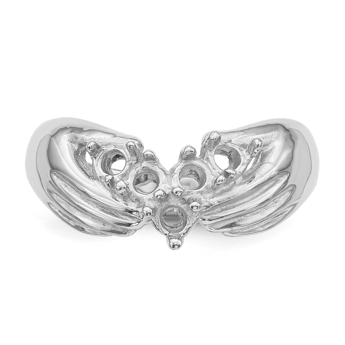 14k White Gold 5 Stone Family Ring Mounting-XMRW51/5