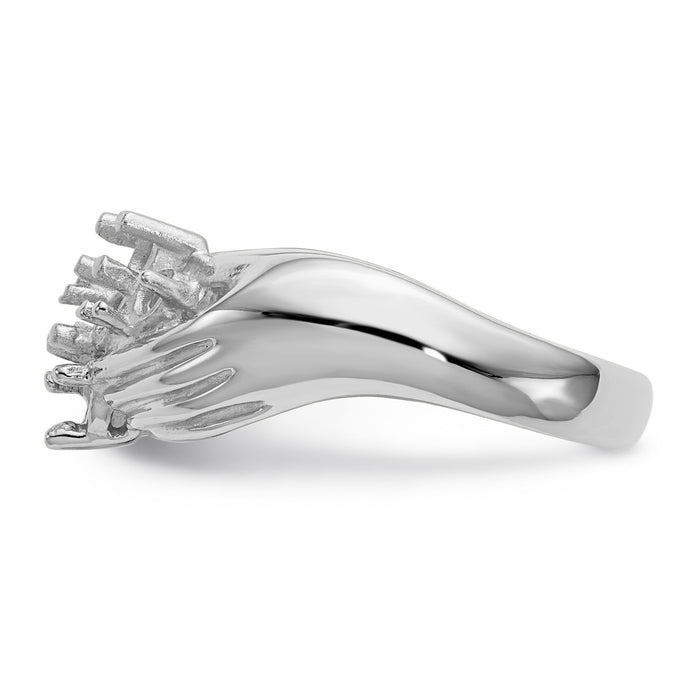 14k White Gold 7 Stone Family Ring Mounting-XMRW51/7
