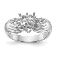 14k White Gold 7 Stone Family Ring Mounting-XMRW51/7