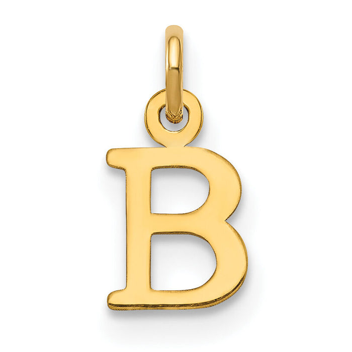14ky Cutout Letter B Initial Pendant-XNA1160Y/B