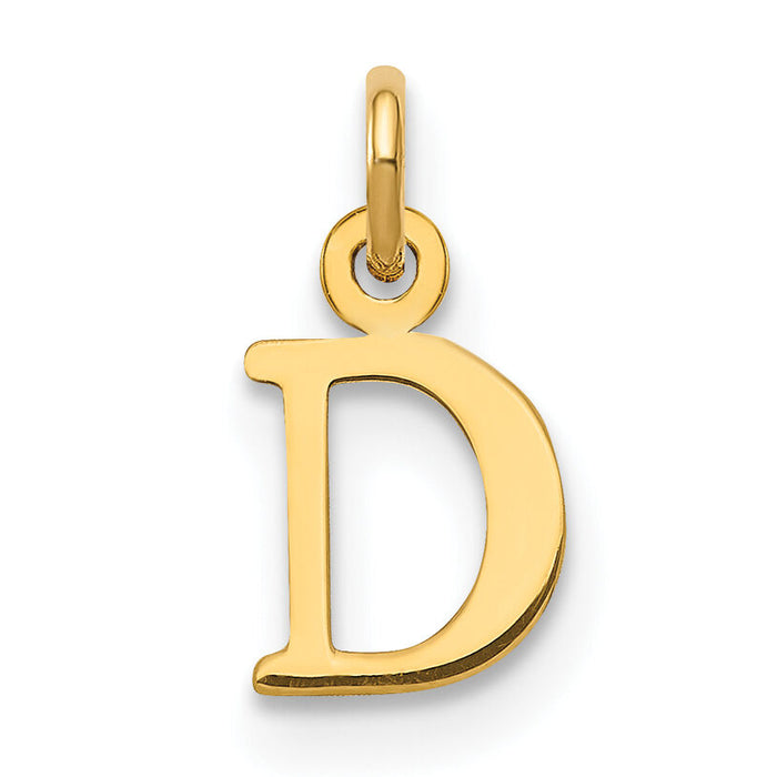 14ky Cutout Letter D Initial Pendant-XNA1160Y/D