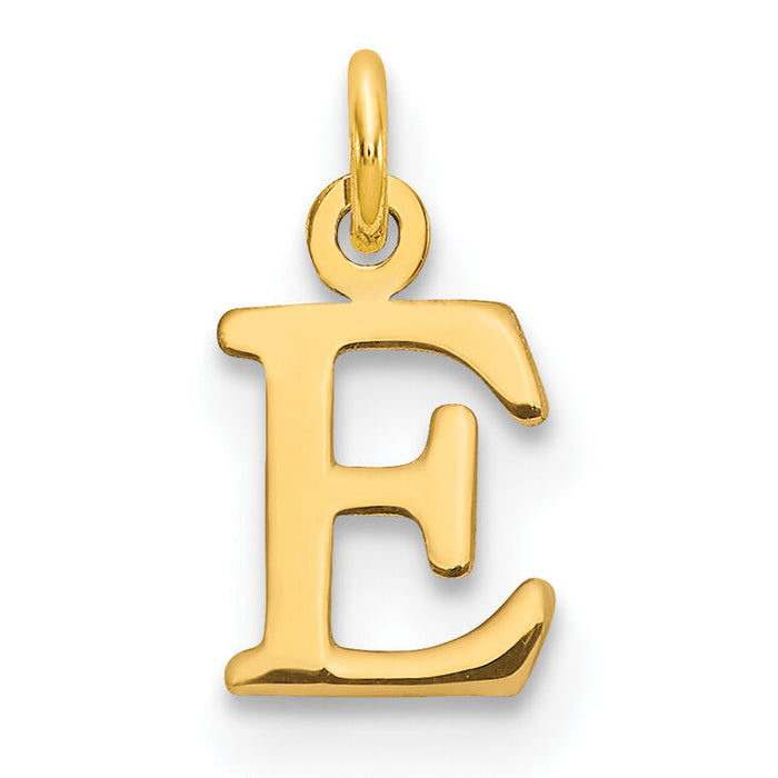 14ky Cutout Letter E Initial Pendant-XNA1160Y/E