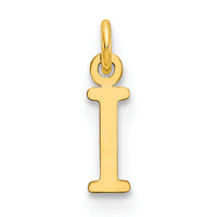 14ky Cutout Letter I Initial Pendant-XNA1160Y/I