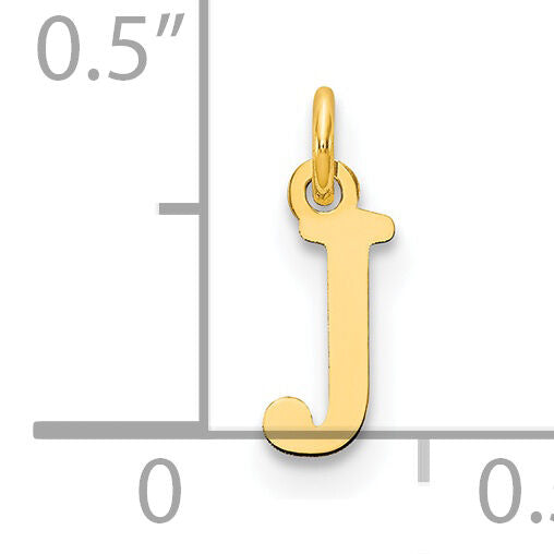 14ky Cutout Letter J Initial Pendant-XNA1160Y/J