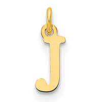 14ky Cutout Letter J Initial Pendant-XNA1160Y/J