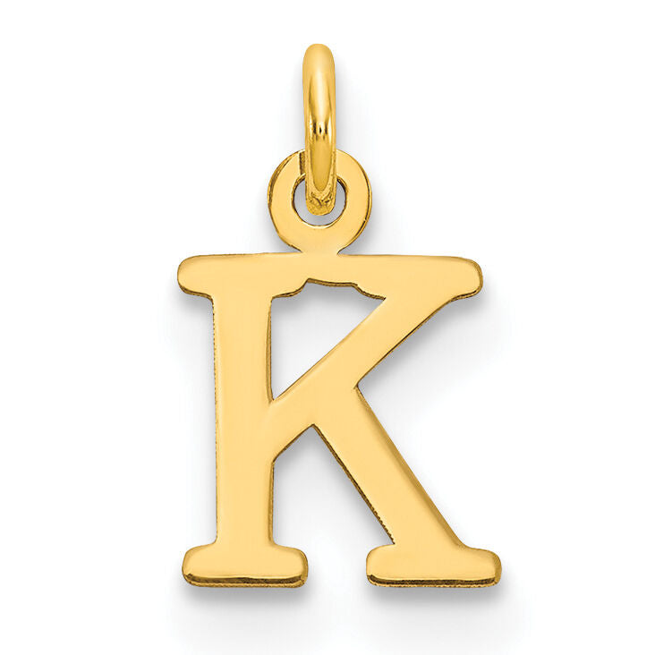 14ky Cutout Letter K Initial Pendant-XNA1160Y/K