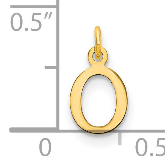 14ky Cutout Letter O Initial Pendant-XNA1160Y/O