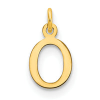 14ky Cutout Letter O Initial Pendant-XNA1160Y/O
