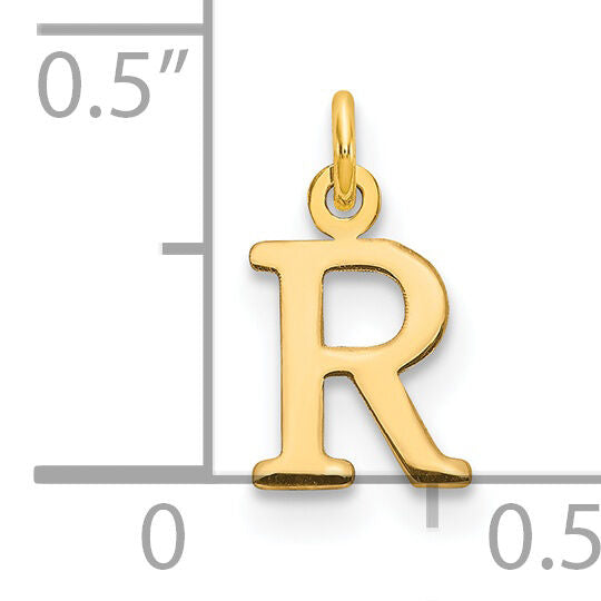 14ky Cutout Letter R Initial Pendant-XNA1160Y/R