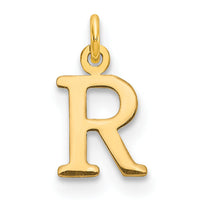 14ky Cutout Letter R Initial Pendant-XNA1160Y/R
