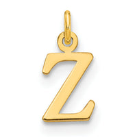 14ky Cutout Letter Z Initial Pendant-XNA1160Y/Z