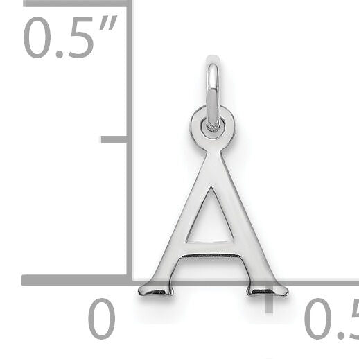 14kw Cutout Letter A Initial Pendant-XNA1160W/A
