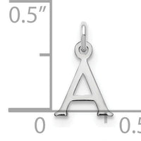 14kw Cutout Letter A Initial Pendant-XNA1160W/A