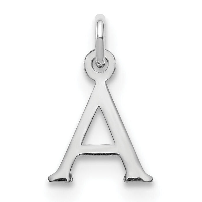 14kw Cutout Letter A Initial Pendant-XNA1160W/A