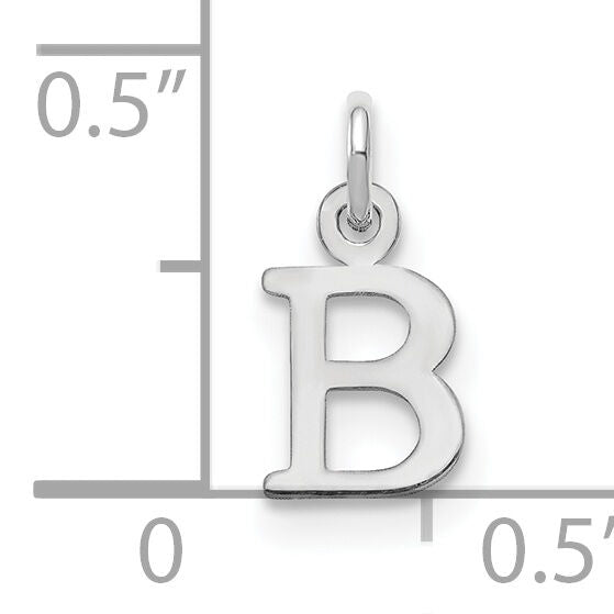 14kw Cutout Letter B Initial Pendant-XNA1160W/B