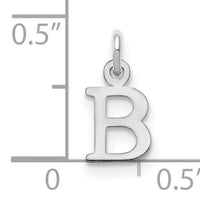 14kw Cutout Letter B Initial Pendant-XNA1160W/B